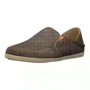 OluKai Women's Waialua Mesh Slip On Comfort Shoes Mustang/Melon Size 9